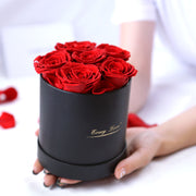 Immortal Rose Hug Bucket – Valentine’s Gift