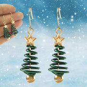 DIY Christmas Tree Earrings