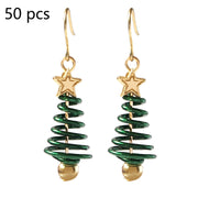 DIY Christmas Tree Earrings