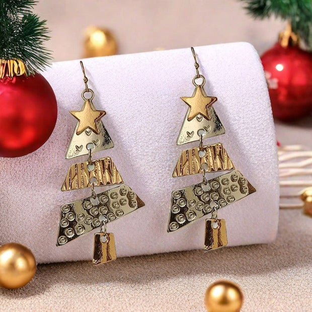 Christmas Tree Necklace And Earrings