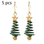 DIY Christmas Tree Earrings