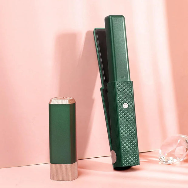 Wireless Ceramic Hair Straightener – Fast Heating, Anti-Scald, & Frizz-Free Styling
