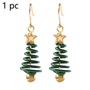 DIY Christmas Tree Earrings