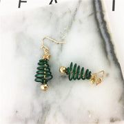 DIY Christmas Tree Earrings