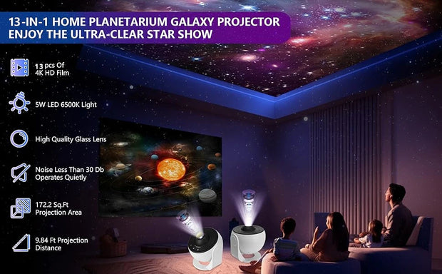 Galaxy Projector Night Light