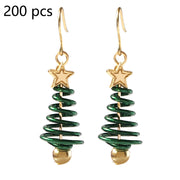 DIY Christmas Tree Earrings