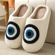 Winter Warm Home Christmas Elk Cotton Slippers