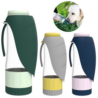 2-in-1 Portable Dog Water Bottle